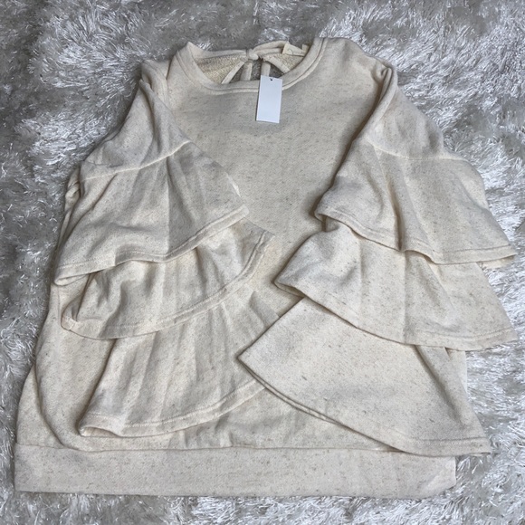 Penelope Project Women’s Ruffle Bell Sleeve Blouse Size large - Picture 6 of 10